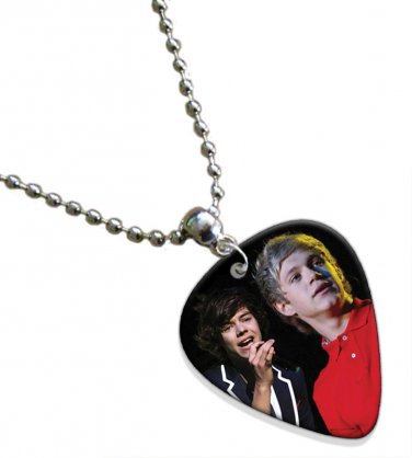 One Direction Guitar Pick Plectrum Chain Playable Necklace Licensed Live Performance B