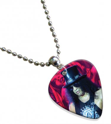 Slash Guns N Roses Guitar Pick Plectrum Chain Playable Necklace Licensed Live Performance A