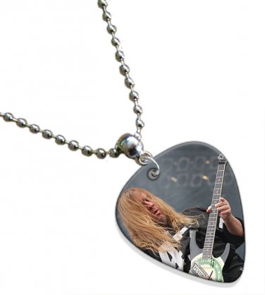 Slayer Guitar Pick Plectrum Chain Playable Necklace Licensed Live Performance A