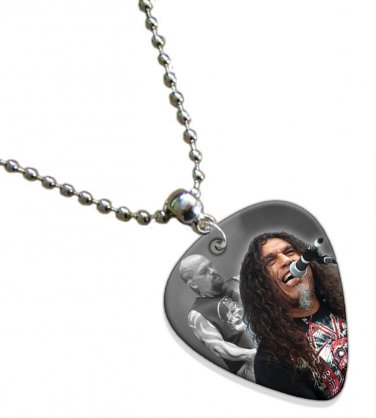 Slayer Guitar Pick Plectrum Chain Playable Necklace Licensed Live Performance B