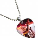 Steel Panther Michael Starr Guitar Pick Plectrum Chain Playable Necklace Licensed Live Performance C