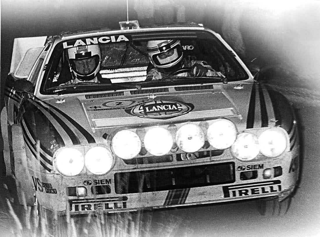Alen-Kivimaki Lancia 037 at 1983 1000 lakes Rally - Rally Car Photo Print