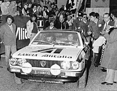 Amilcare Ballestrieri Lancia Beta 1975 Monte Carlo Rally Rally Car Photo Print