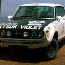 Harry Kallstrom Datsun Violet 1976 Acropolis Rally Winner- Rally Car Photo Print