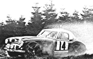 Makinen-Easter Austin Healey 3.0 at 1965 Lombard R.A.C. Rally - Rally Car Photo Print