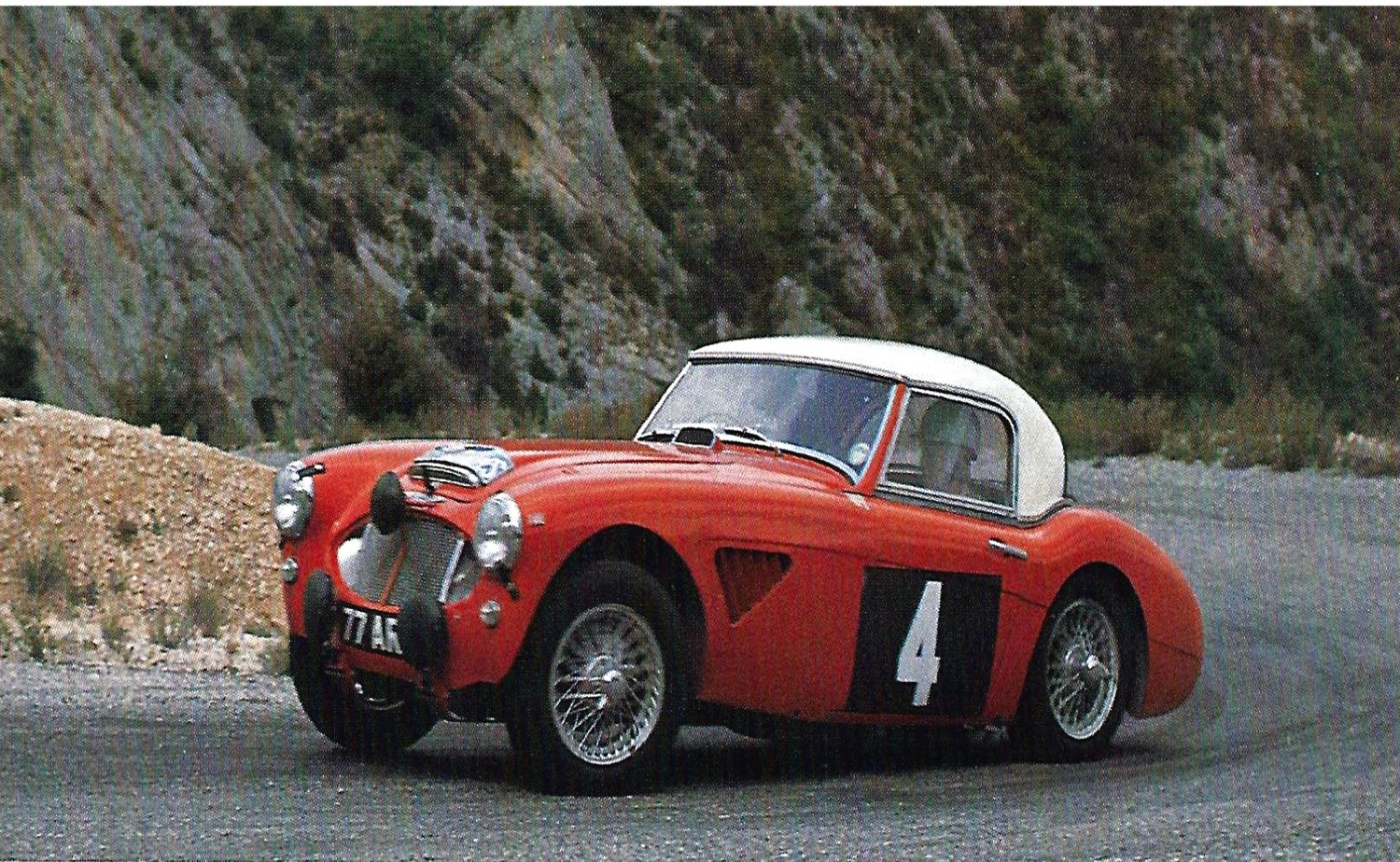 Pat Moss-Pauline Mayman Austin Healey 3.0 at 1962 Alpine Rally - Rally Car Photo Print