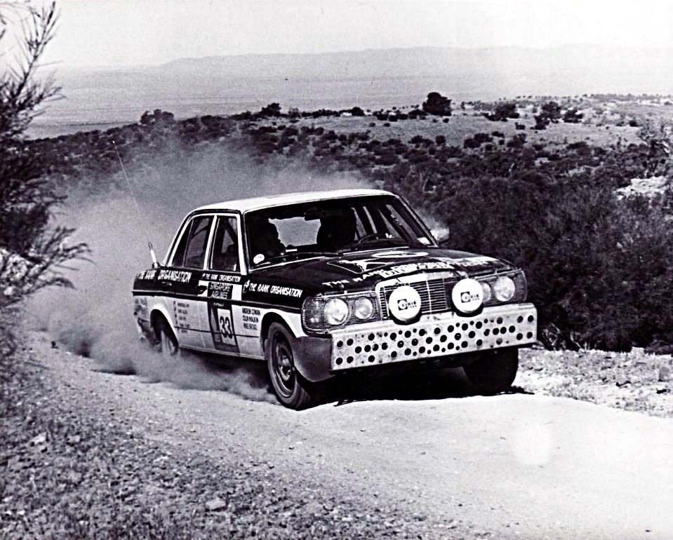 Andrew Cowan Mercedes-Benz 280E 1977 London to Sydney Marathon Winner - Rally Car Photo Print