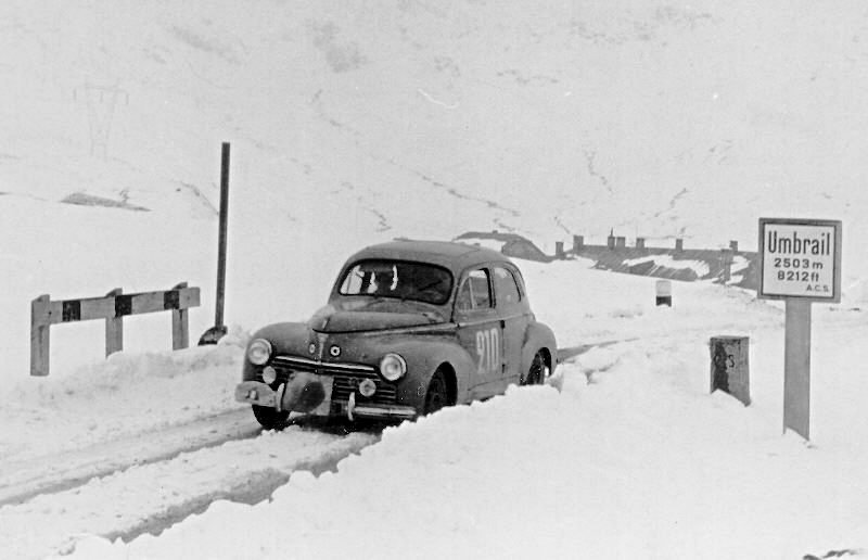 Barbier-Rastif Peugeot 203 Coupé 1954 Coupe des Alpes - Rally Car Photo Print