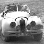 Ian & Patricia Appleyard Jaguar XK120 rallying at 1952 Coupe des Alpes - Rally Car Photo Print