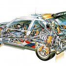 Lancia Delta S4 See-Through - Rally Car Photo Print