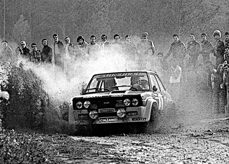 Markku Alen Fiat 131 Abarth 1977 Portugal Rally Winner - Rally Car Photo Print