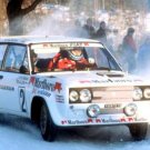Markku Alen Fiat 131 Abarth 1977 Swedish Rally - Rally Car Photo Print