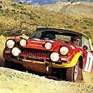 Markku Alen Fiat 124 Abarth 1975 Rallye du Maroc - Rally Car Photo Print