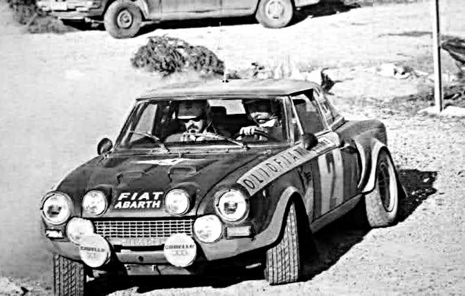 Maurizio Verini Fiat 124 Abarth 1976 Monte-Carlo Rally - Rally Car Photo Print