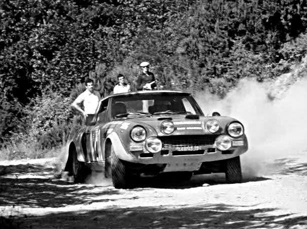 Maurizio Verini Fiat 124 Abarth 1975 Sanremo Rally - Rally Car Photo Print