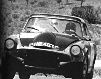 Harper-Jones Sumbeam Tiger Ford V8 4.7 at 1965 Targa Florio - Rally Car Photo Print