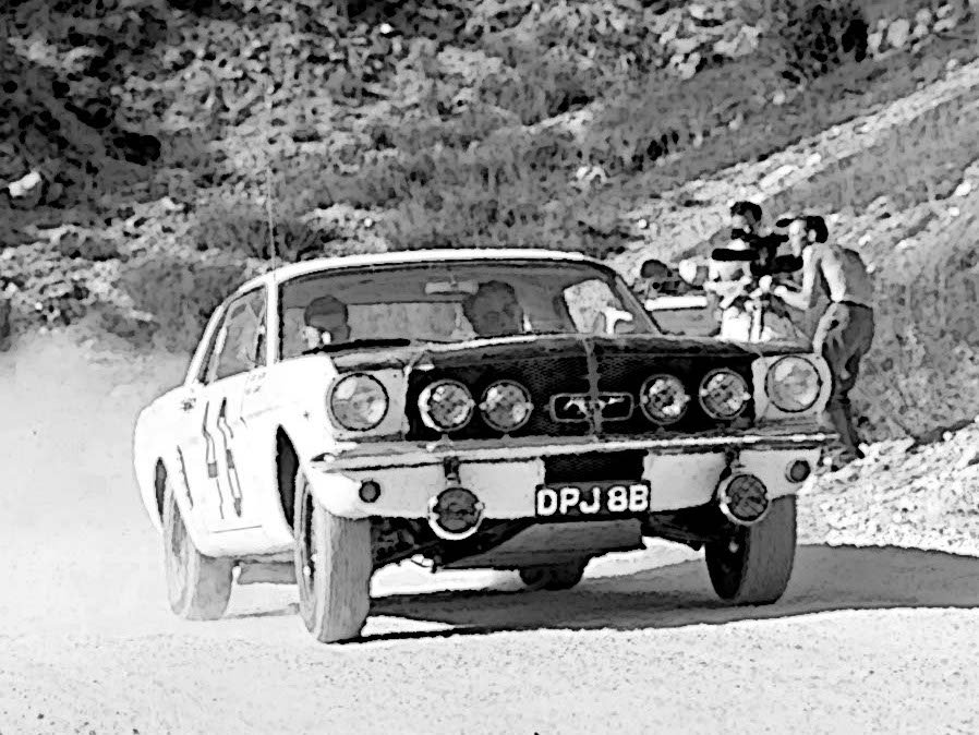 Procter-Harper Ford Mustang 1964 Spa-Sofia-Liége Marathon - Rally Car Photo Print