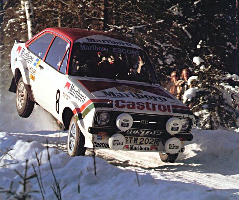 Vatanen-Aho Ford Escort RS MkII 1978 Swedish Rally - Rally Car Photo Print
