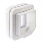 MICROCHIP CAT FLAP All chips worldwide 9, 10& 15- WHITE