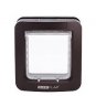 Large Cat & Small Dog Microchip Door + Collar Chip Brown