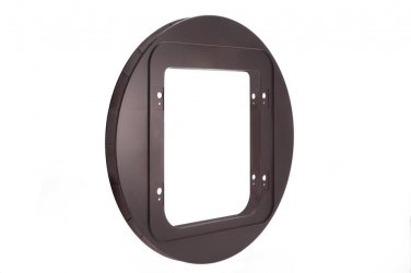 SUREFLAP Pet Door Glass or Wall Mounting Adaptor - Brown