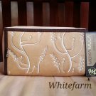 real suede clutch bag & cell phone organizer with ethnic embroidery motif
