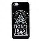 Free Shipping Abstract Eye Aluminium Plastic Hard Back Cover Case for iPhone 4/4S