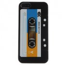Free Shipping Cassette Tape Aluminium Plastic Hard Back Cover Case for iPhone 4/4S