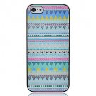 Free Shipping Colorful Triangl Aluminium Plastic Hard Back Cover Case for iPhone 4/4S