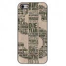 Free Shipping Data Constituted Dollor Aluminium Plastic Hard Back Cover Case for iPhone 4/4S