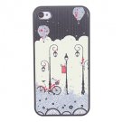 Free Shipping Street Light Aluminium Plastic Hard Back Cover Case for iPhone 4/4S