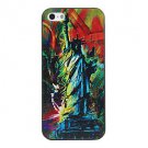 Free Shipping the Statue of Liberty Scrawl Aluminium Plastic Hard Back Cover Case for iPhone 4/4S