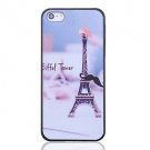 Free Shipping Beard and The Eiffel Aluminium Plastic Hard Back Cover Case for iPhone 4/4S