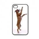 Free Shipping Boxer Puppy Dog Aluminium Plastic Hard Back Cover Case for iPhone 4/4S