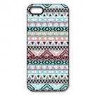 Free Shipping Girly Floral Tribal Andes Aztec Aluminium Plastic Hard Back Cover Case for iPhone 4/4S