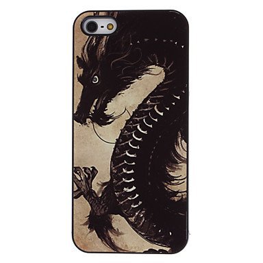 Free Shipping Fierce Dragon Aluminium Plastic Hard Back Cover Case for iPhone 4/4S