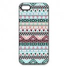 Free Shipping Girly Floral Tribal Aztec Printed Hard Back Cover Case for iPhone 4/4S