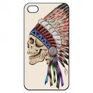 Free Shipping Death Skeleton Colorful Skull Hard Back Cover Case for iPhone 4/4S
