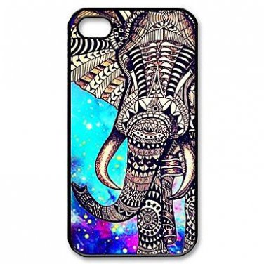 Free Shipping Elephant Aztec Hard Back Cover Case for iPhone 4/4S