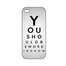 Free Shipping Funny Quote You Should Be Working Now  Hard Back Cover Case for iPhone 4/4S