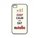 Free Shipping Keep Calm AND EAT Nutella Hard Back Cover Case for iPhone 4/4S