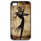 Free Shipping Nightmare Before Christmas Jack Skellington Hard Back Cover Case for iPhone 4/4S