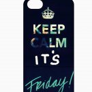 Keep Calm And IT-S Friday Aluminium Plastic Hard Back Case for iPhone 4/4S