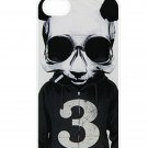 Panda Skull Aluminium Plastic Hard Back Case for iPhone 4/4S