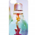 Free Shipping Beautiful Rainbow In Lamp Aluminium Plastic Hard Back Case for iPhone 4/4S
