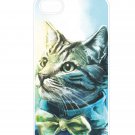 Free Shipping Cute Cat Aluminium Plastic Hard Back Case for iPhone 4/4S