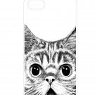 Free Shipping Cute Cat Aluminium Plastic Hard Back Case for iPhone 4/4S