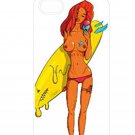 Free Shipping Fashion Sexy Girl Aluminium Plastic Hard Back Case for iPhone 4/4S