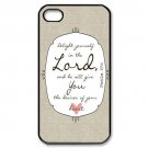 Free Shipping Bible Verse Aluminium Plastic Hard Back Cover Case for iPhone 4/4S