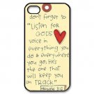 Free Shipping Bible Verse Aluminium Plastic Hard Back Cover Case for iPhone 4/4S